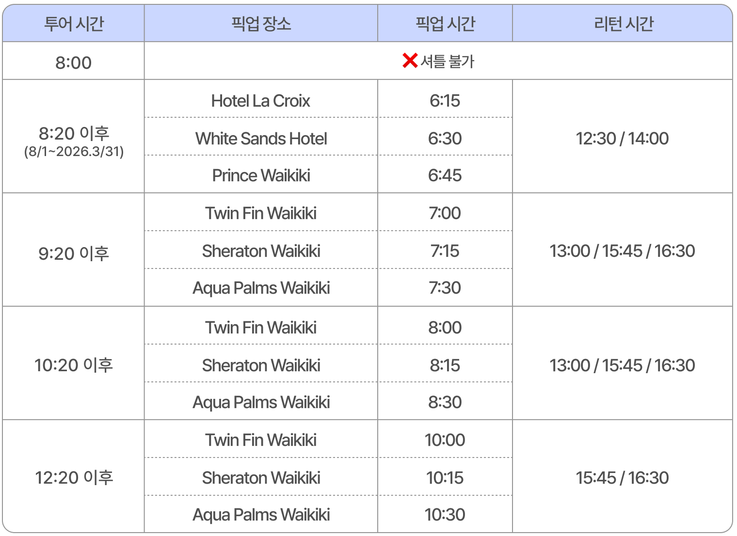 하와이 쿠알로아 셔틀 탑승 시간표_OL.jpg