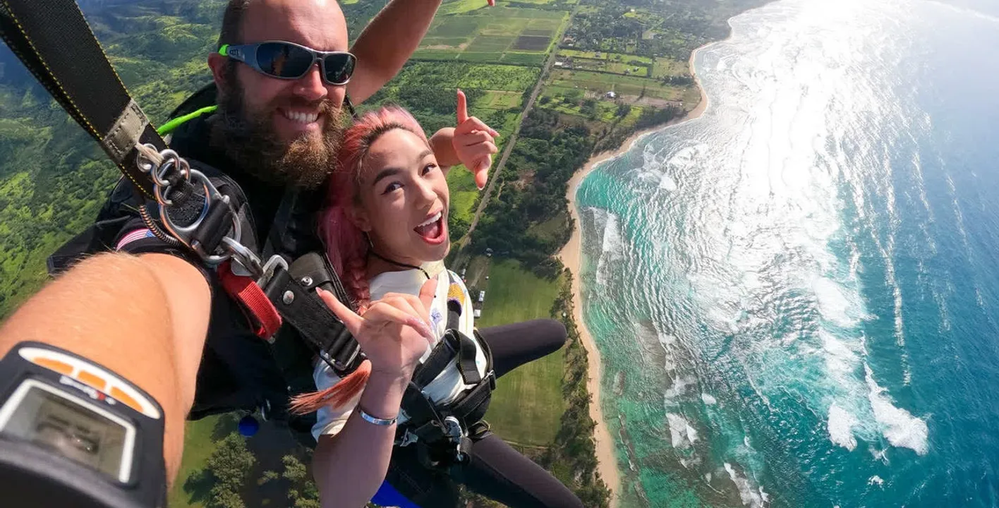 Paracaidismo en Hawai