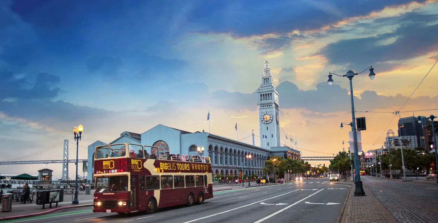 San Francisco Big Bus Sunset Tour Autobús de 2 pisos