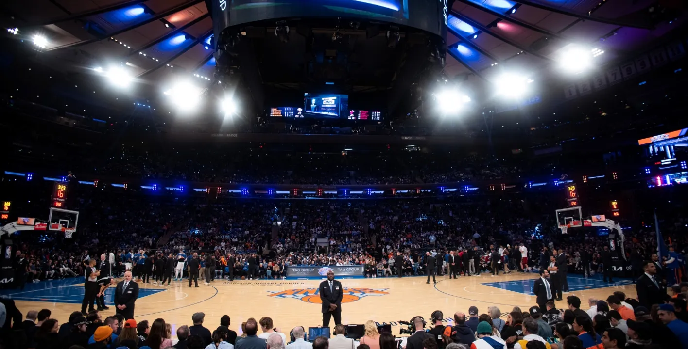 NBAニューヨーク・ニックスの試合のプライムシート