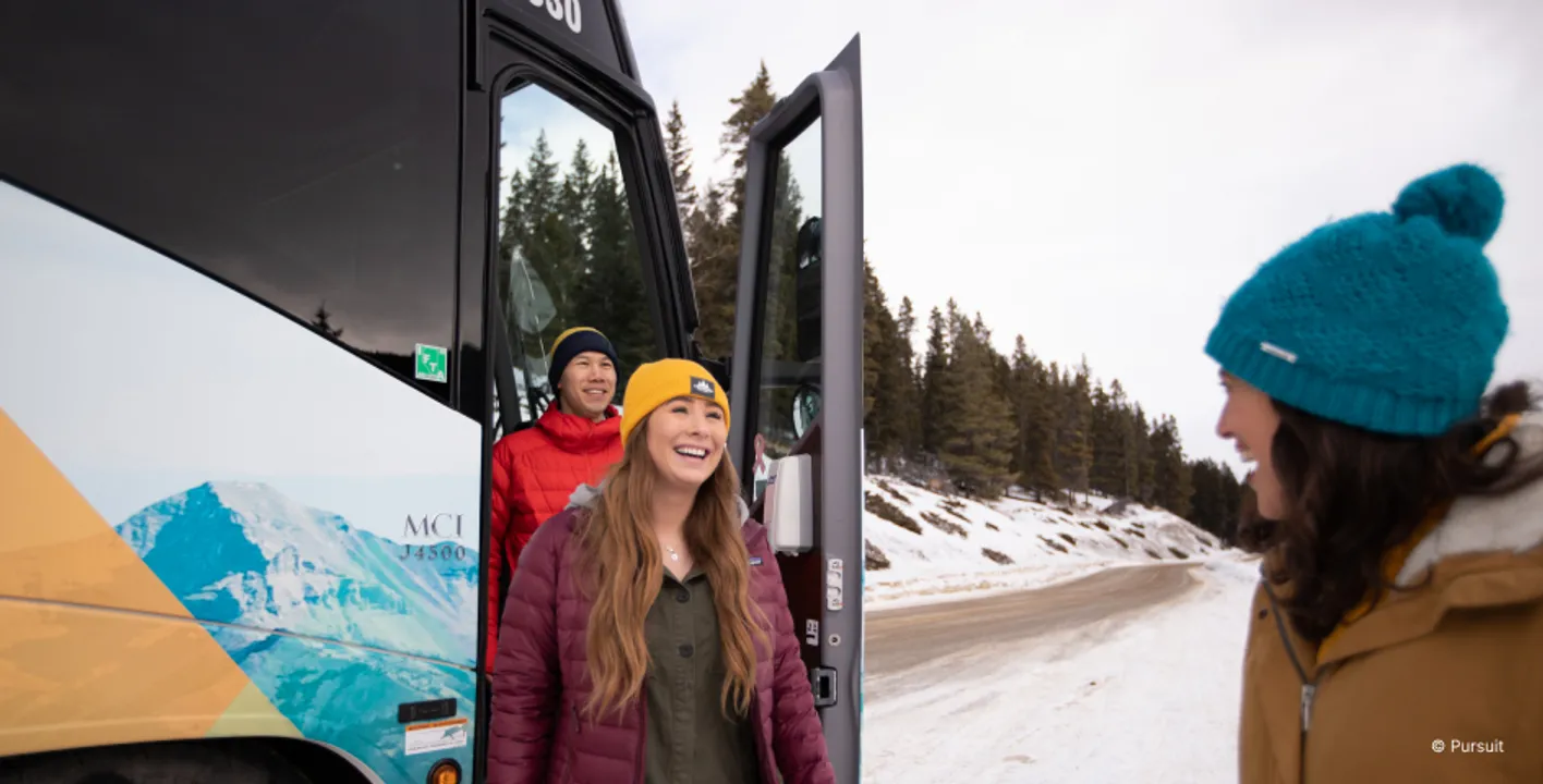 Servicio de transporte de Brewster desde el centro de Banff a ➡️ Jasper a Brewster
