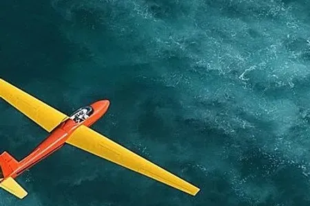 ハワイ・オアフ島の無動力グライダー