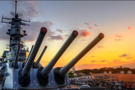 Entrada al Missouri Memorial en Pearl Harbor (Hawai)