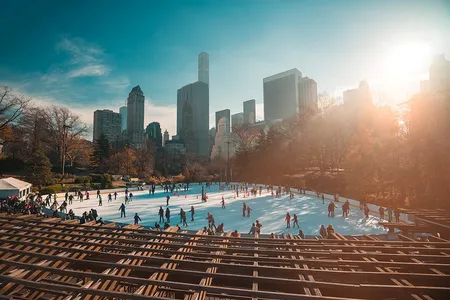Pista de hielo Ullman de Central Park fuera de horas punta