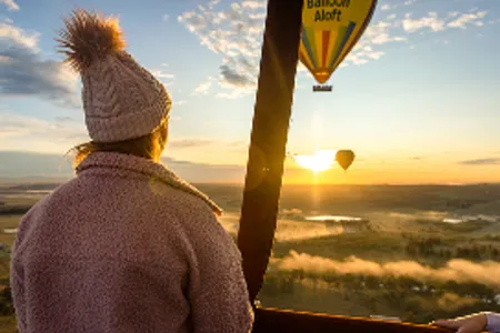 Experiencia de vuelo en globo al amanecer en Hunter Valley