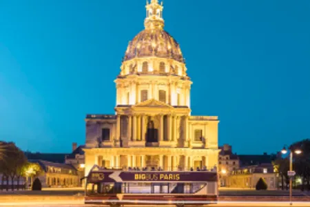 Autobús panorámico de dos pisos «Big Bus» de París: recorrido nocturno